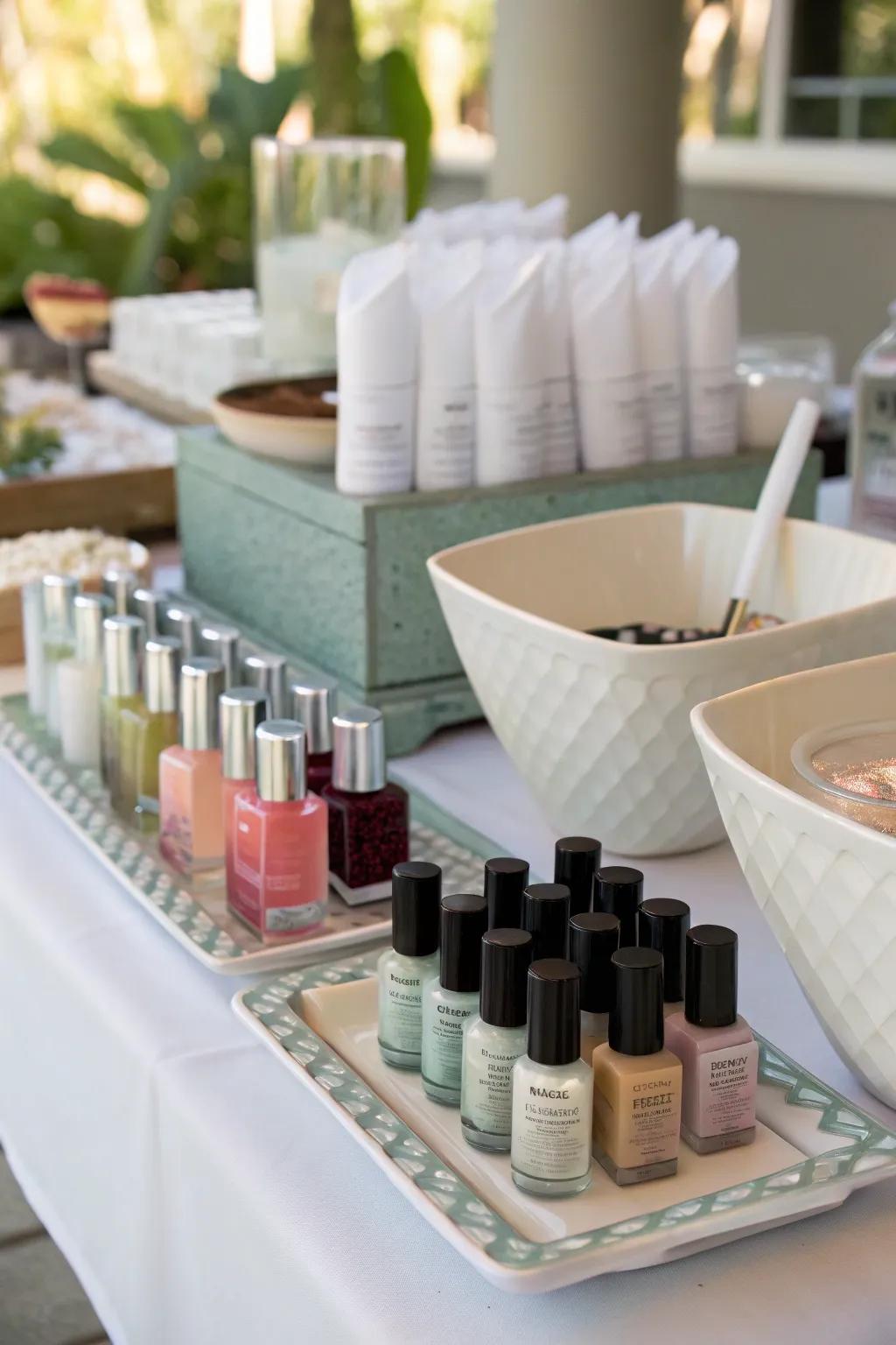 Individual spa spots ensure everyone benefits from their own pampering session.