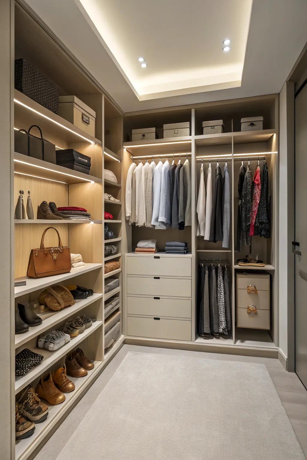 Turn your closet into a storage powerhouse.