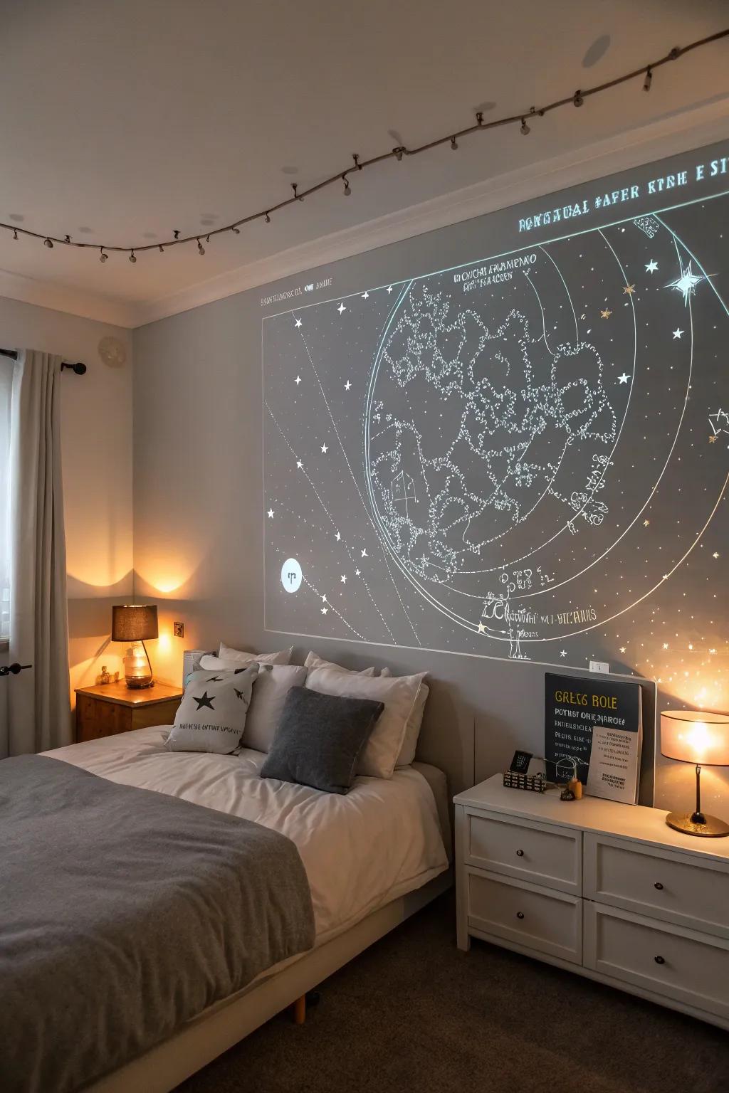 An engaging celestial chart that educates and decorates at the same time.