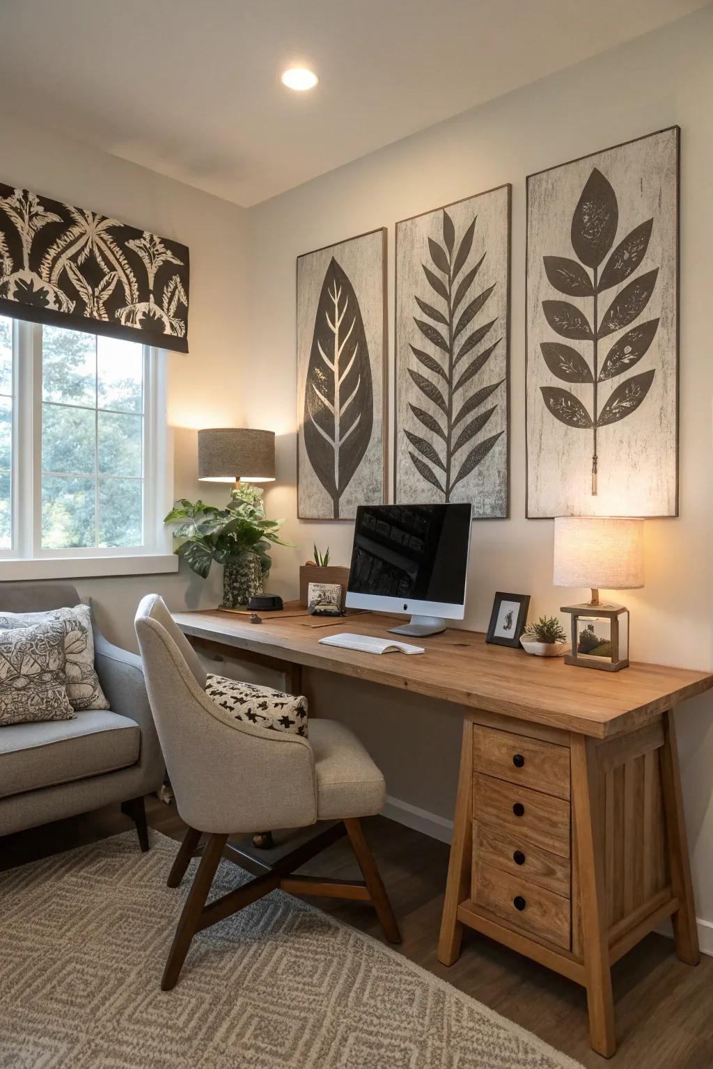 Nature-focused plant shapes bring the natural world inside.