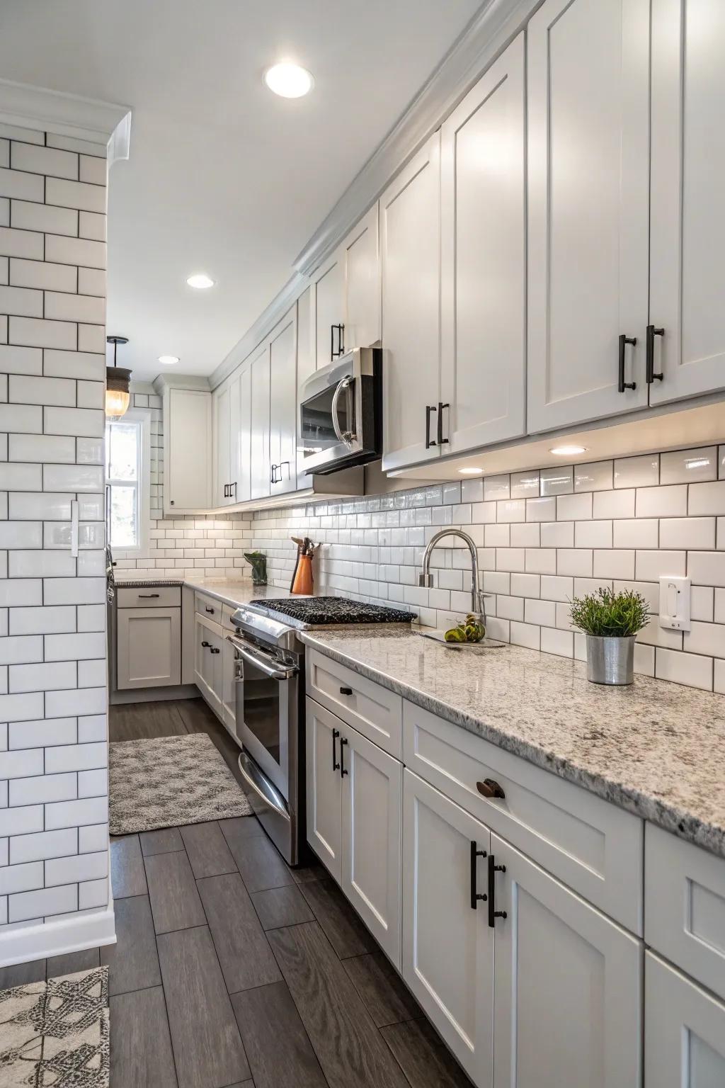 Vertical placement for a fresh, modern twist.
