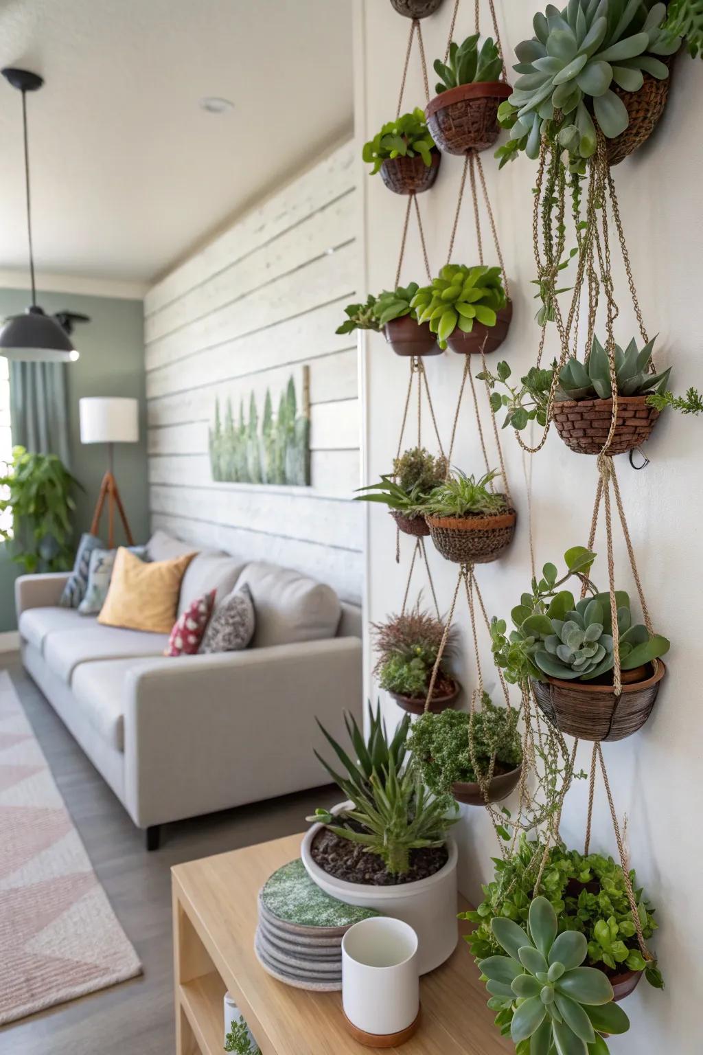 Bring your walls to vibrancy through dynamic succulent artwork.