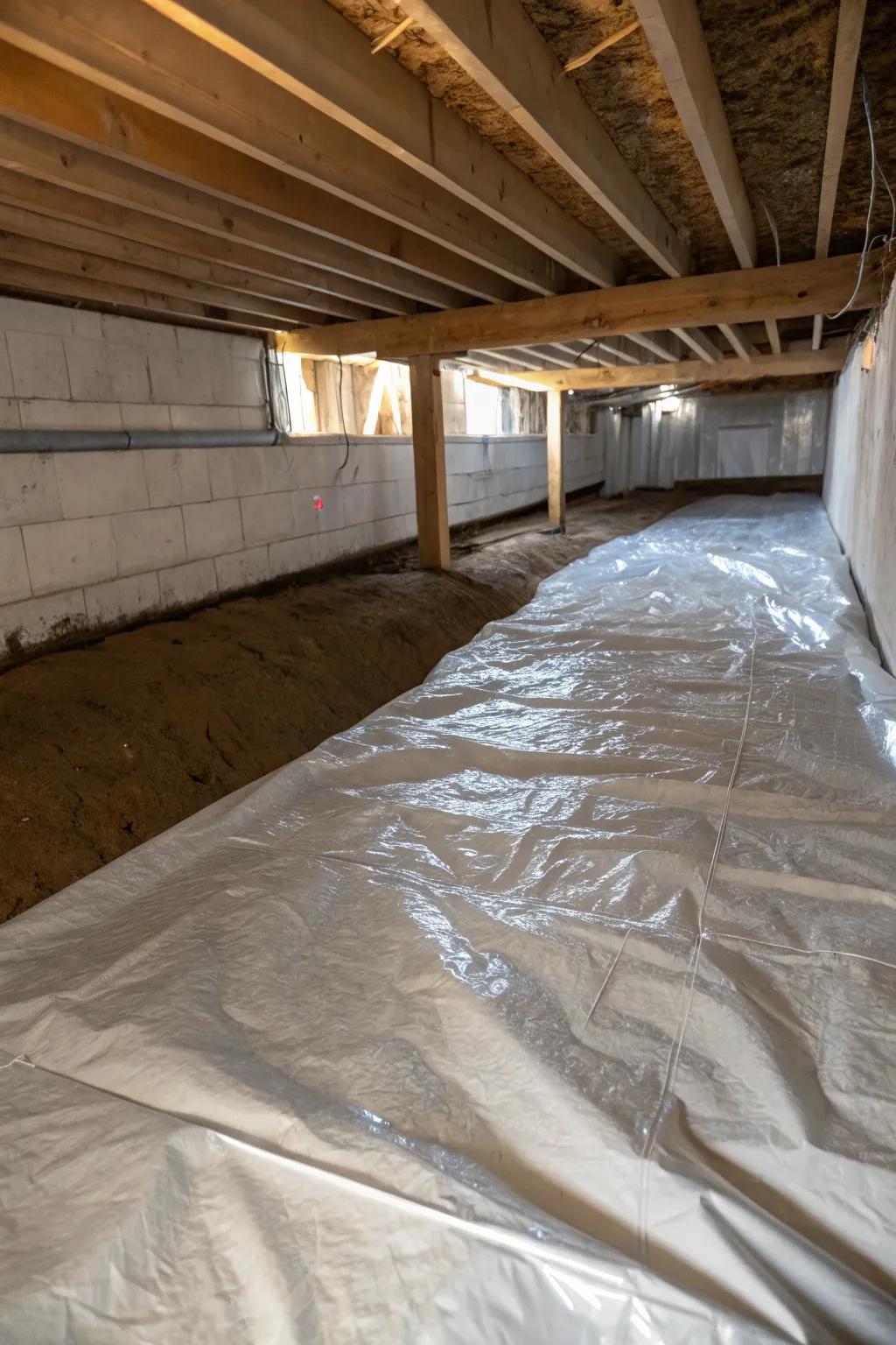 A moisture barrier is essential for preserving your stored items.