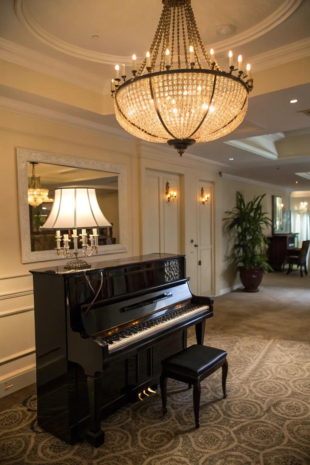 Set the scene for music using the ideal illumination.