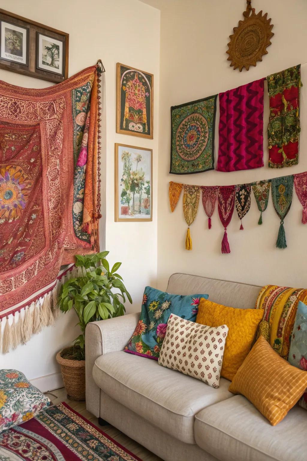 Textiles contribute texture and coziness to your decor.