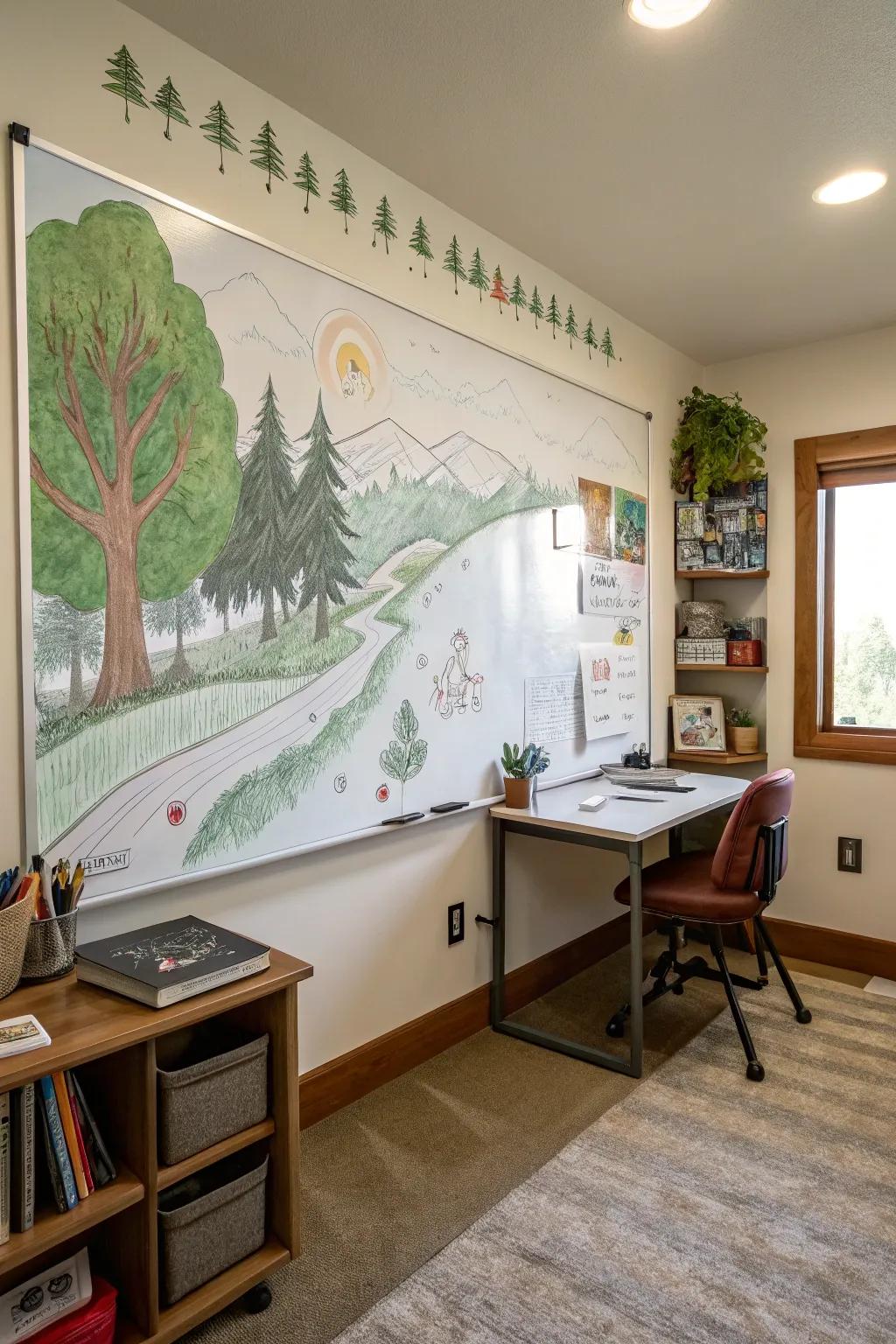 Bring the outdoors in with calming nature-inspired art.