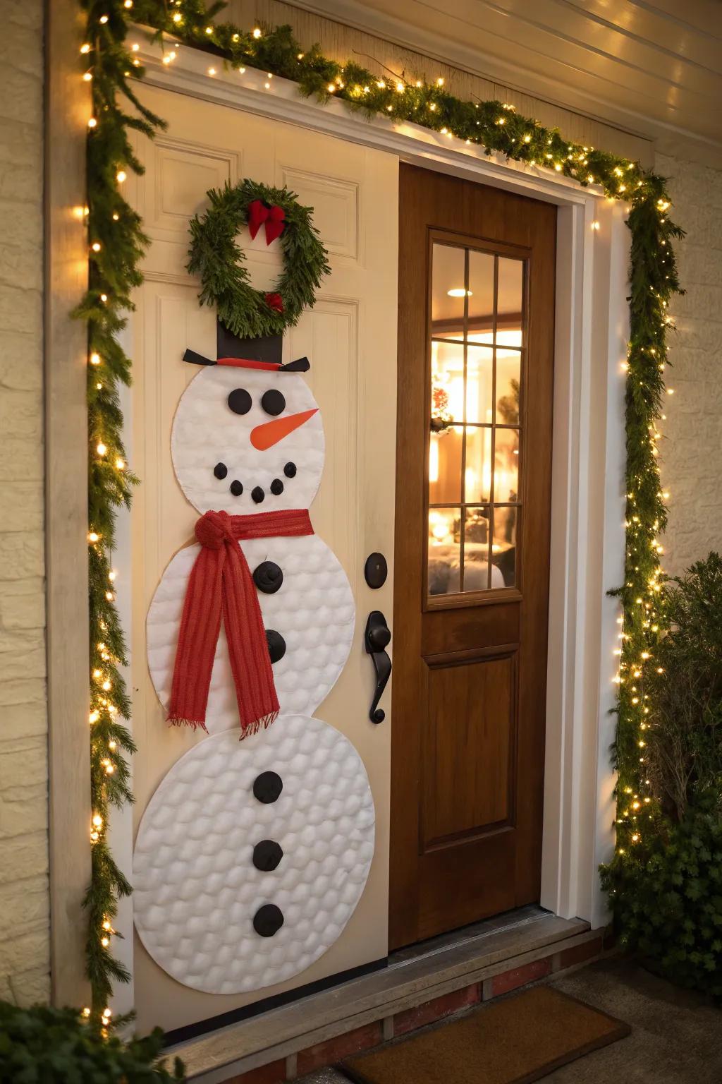 A charming Glacial Being doorway to spread grins and warmth.