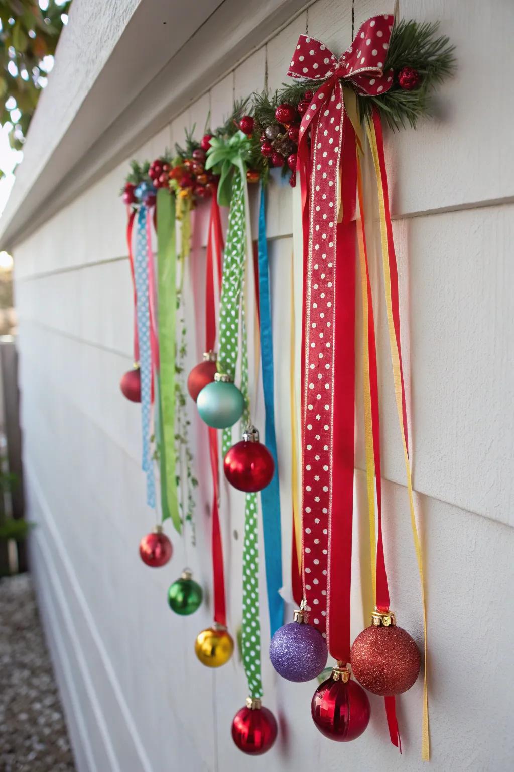 Ornaments impart a celebratory shimmer to any garland.