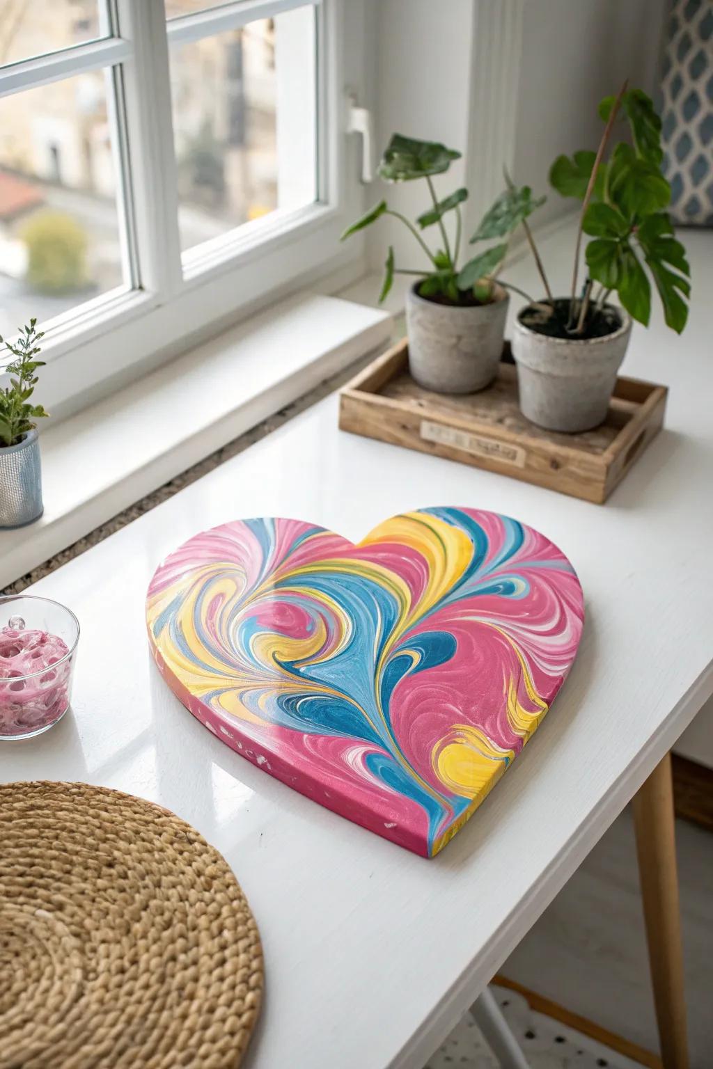 Twirl into inventiveness with rotating art hearts! Perfect for small hands and expansive imaginations.