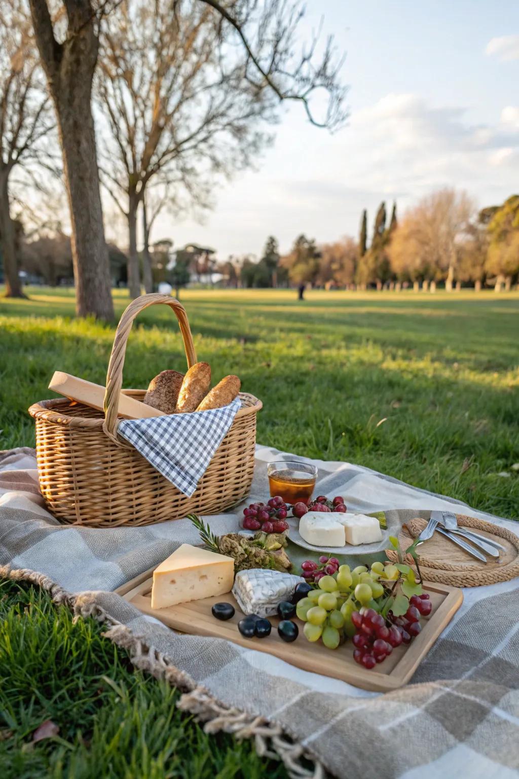Take advantage of the great outdoors with a wonderful picnic for your 40th birthday.
