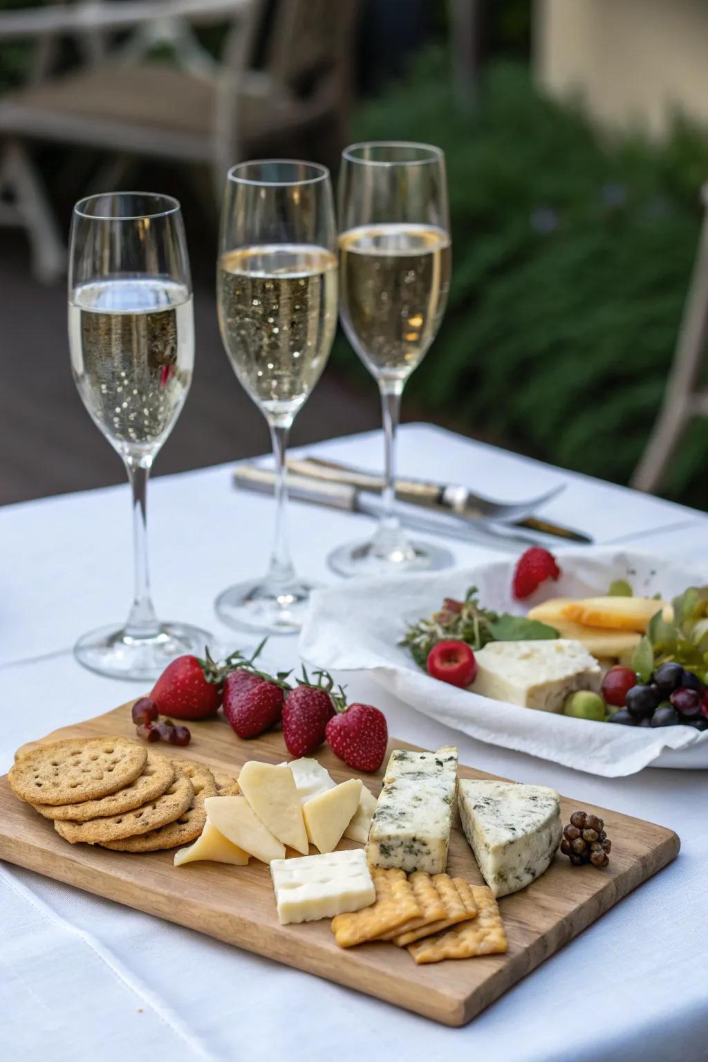 Treat yourselves to a refined evening with an at-home wine and cheese tasting.