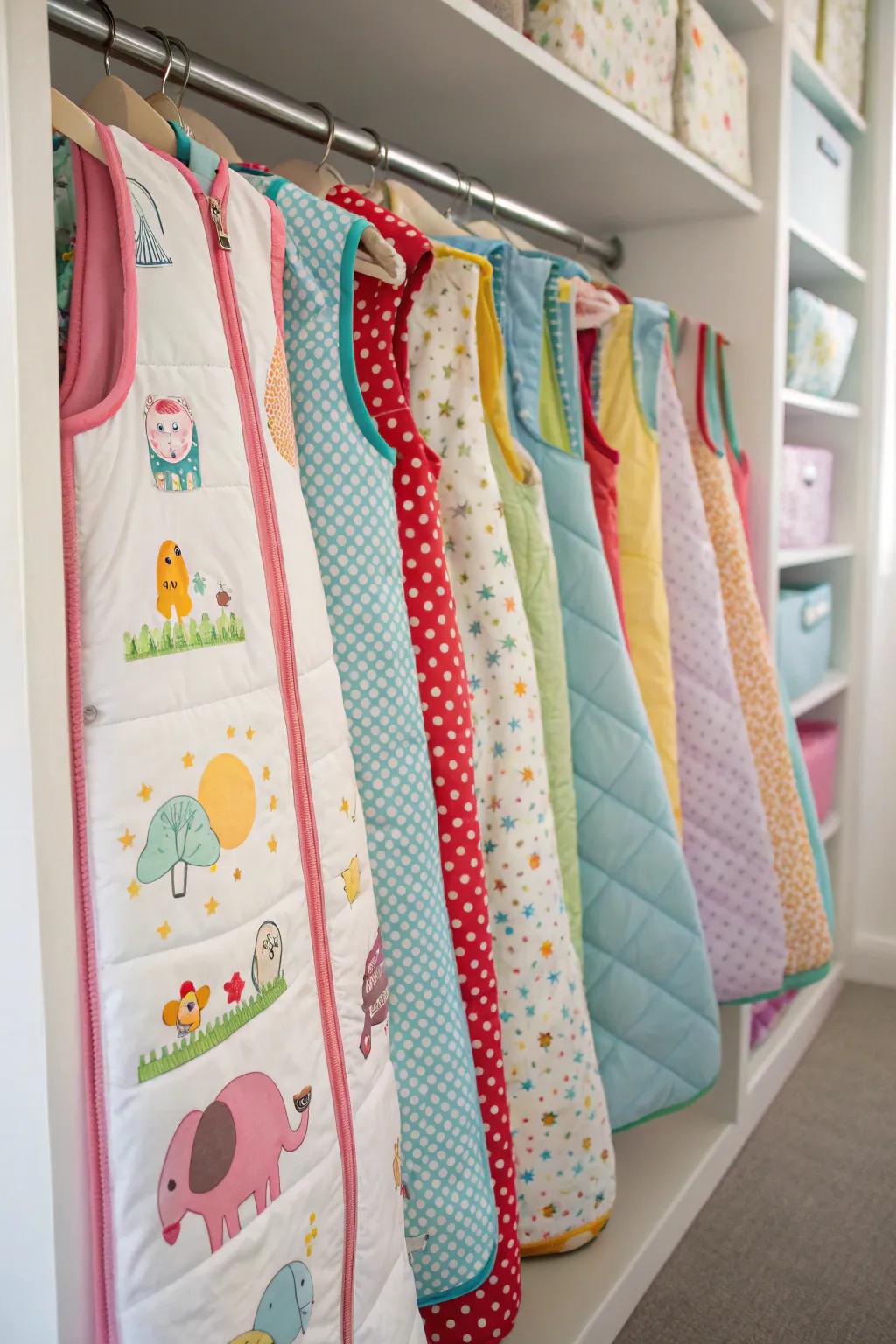 A selection of comfortable rest sacks for a restful night’s sleep.