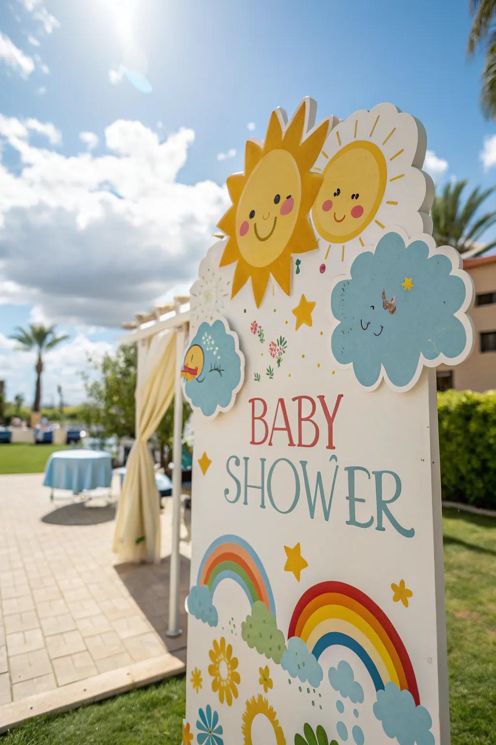 Sky scene banners deliver a sunny and joyful vibe to your party.