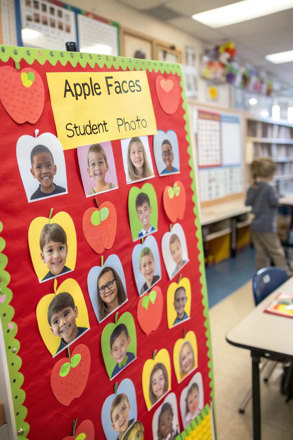 Celebrate pupils with a sweet 'Smart Apples' display.