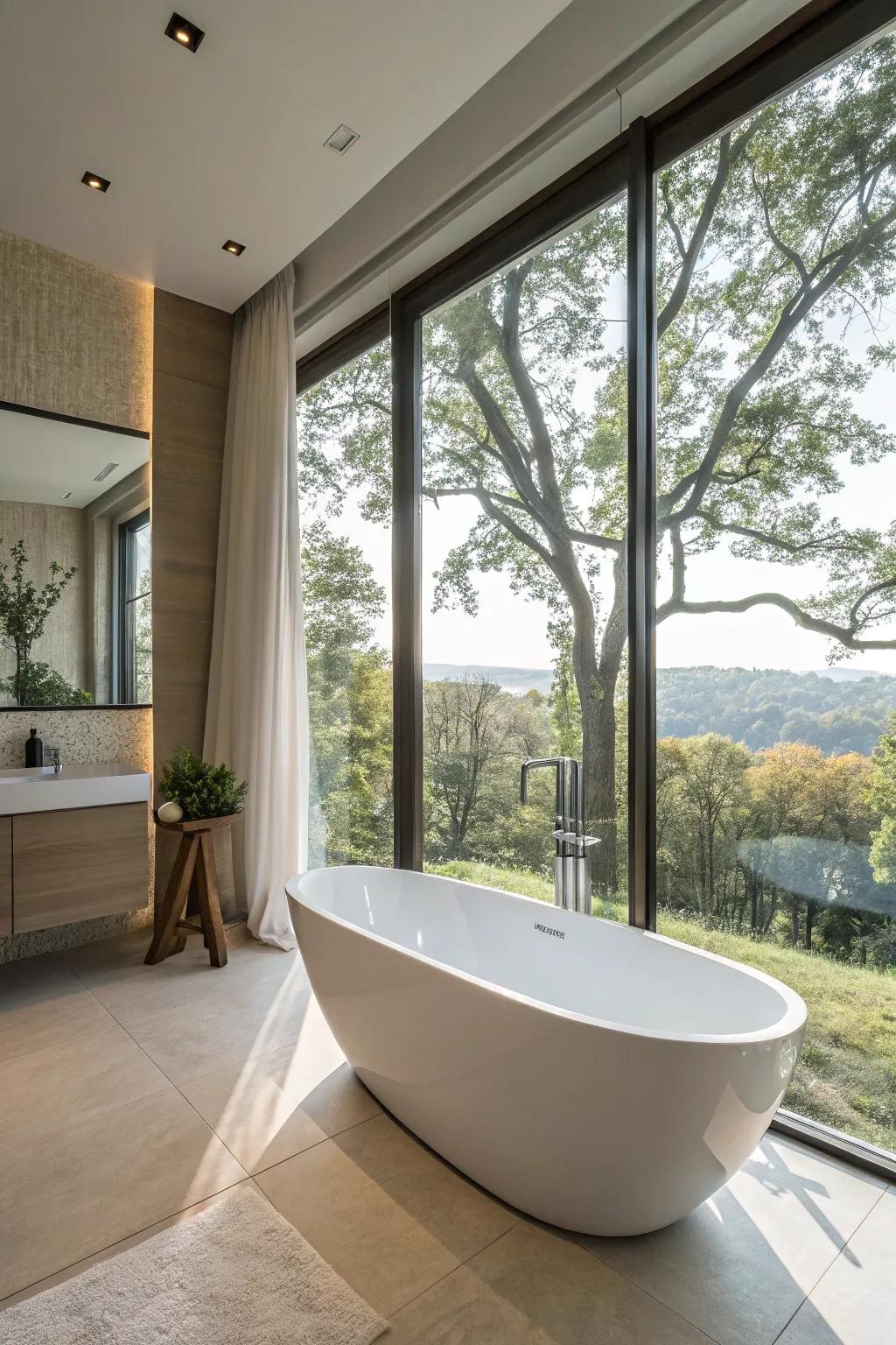 Daylight lifts the look and feel of your bathroom.