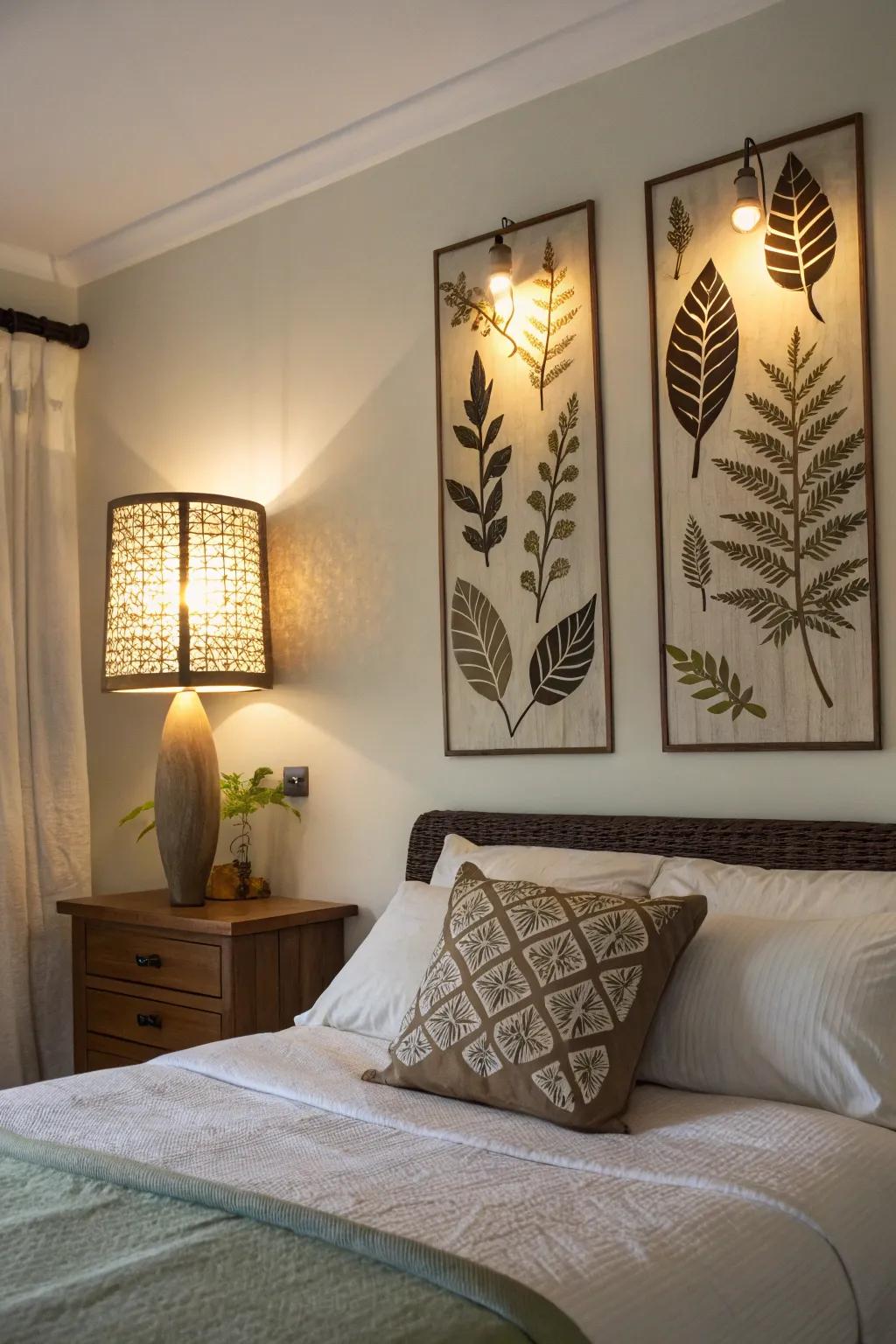 Nature-inspired lights introduce an organic touch to your space.