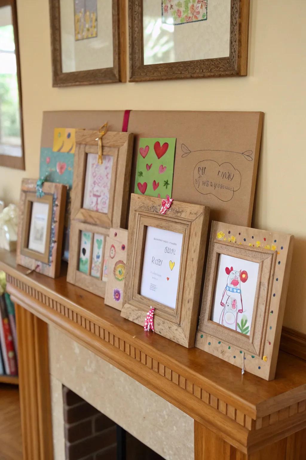 Enshrine your cherished moments with layered paperboard portrait holders.
