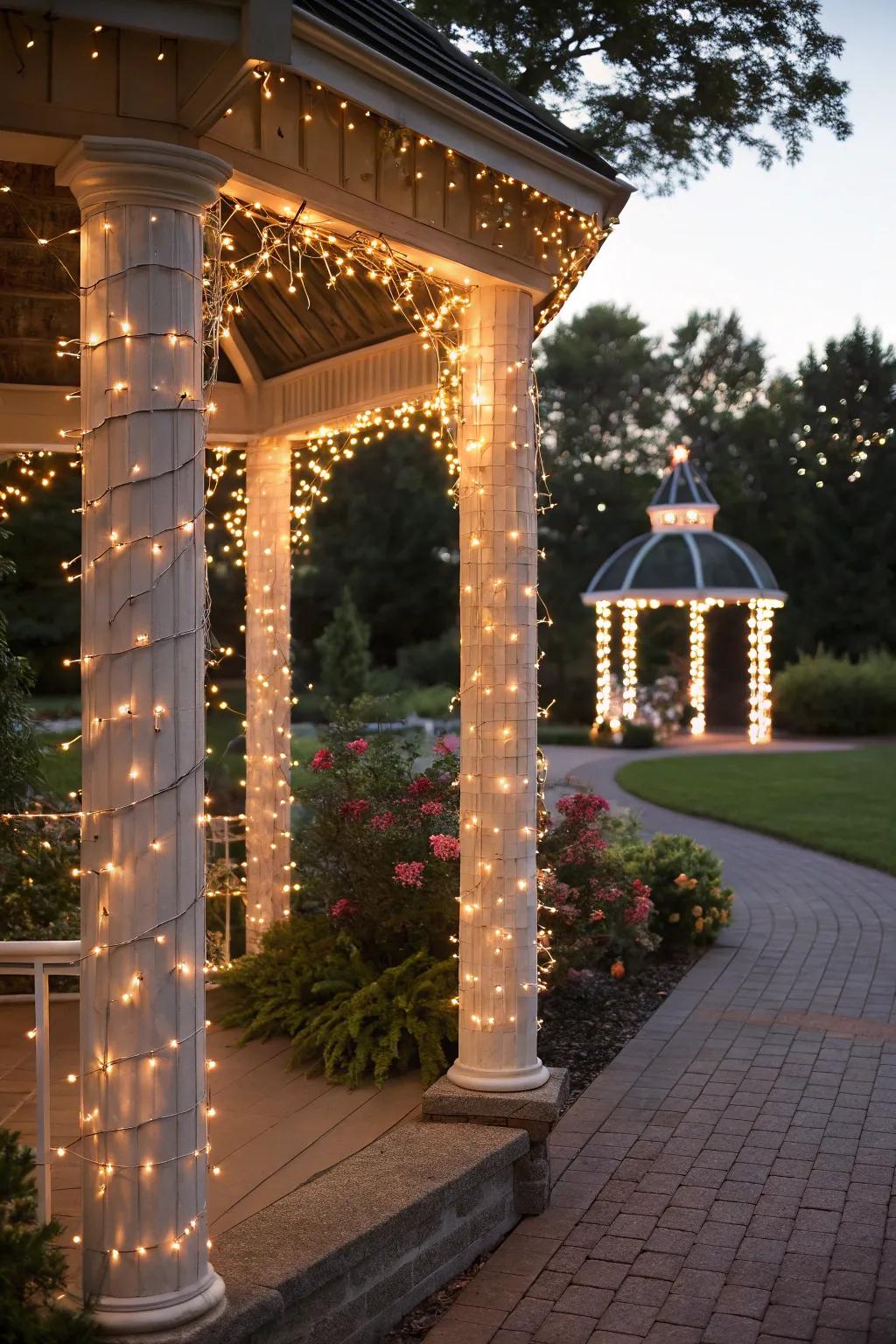 Enchanted strands fashion a delightful and mesmerizing atmosphere.