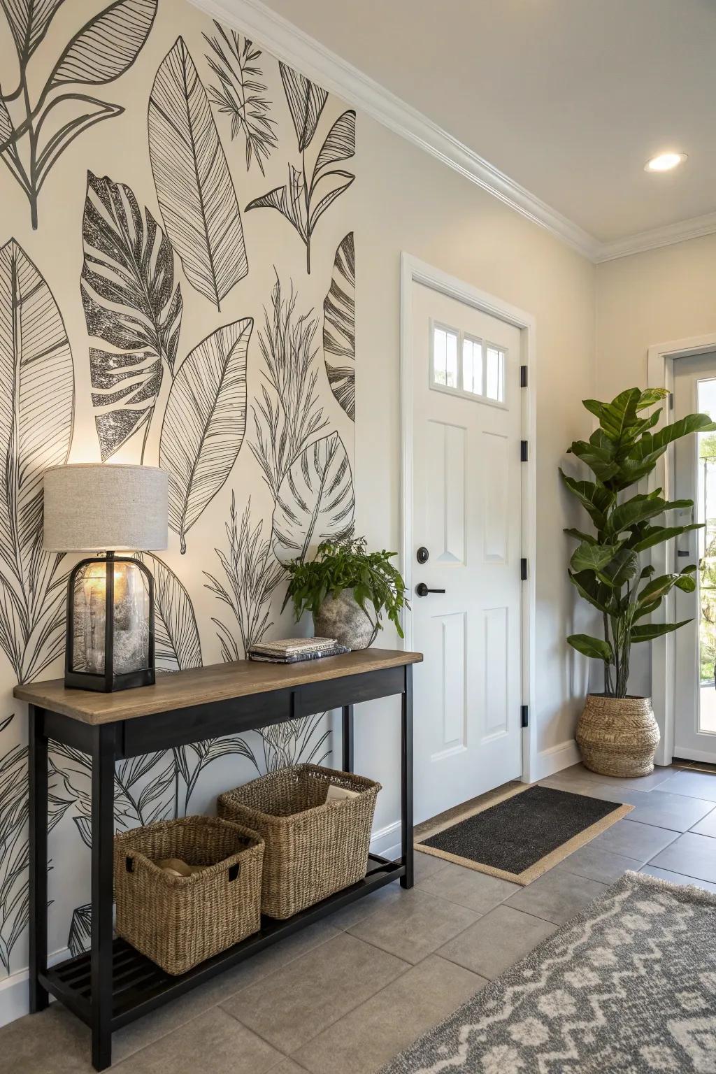 Botanical impressions introduce a natural element to your residence in a sophisticated fashion.