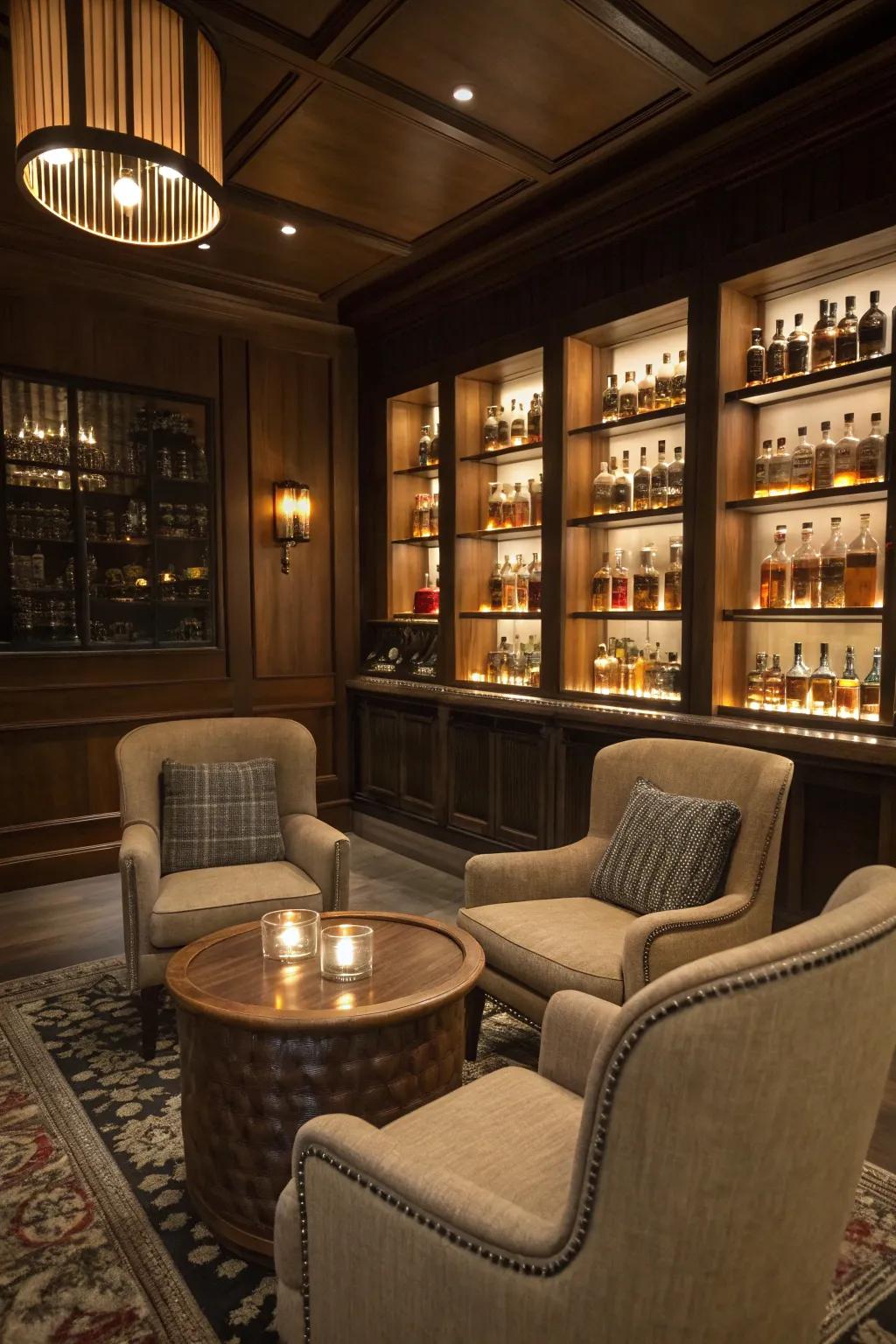 Personal seating arrangements foster bonding and dialogue.