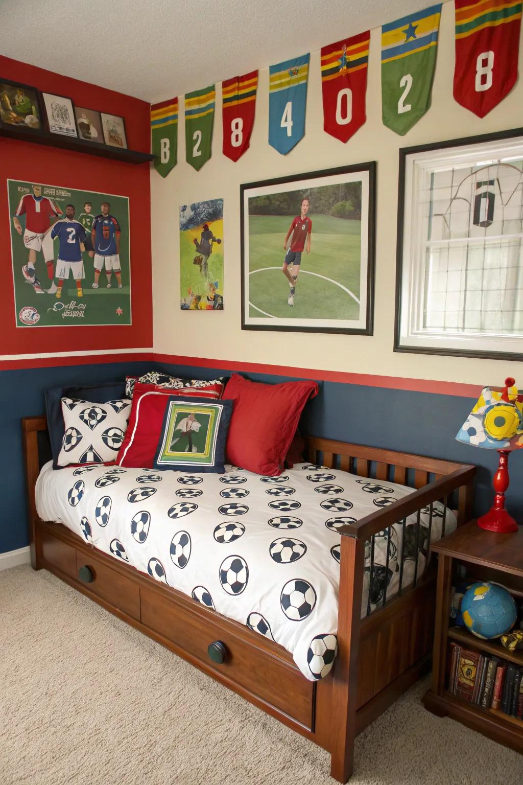 Fuel the enthusiasm of young athletic enthusiasts using themed covers.