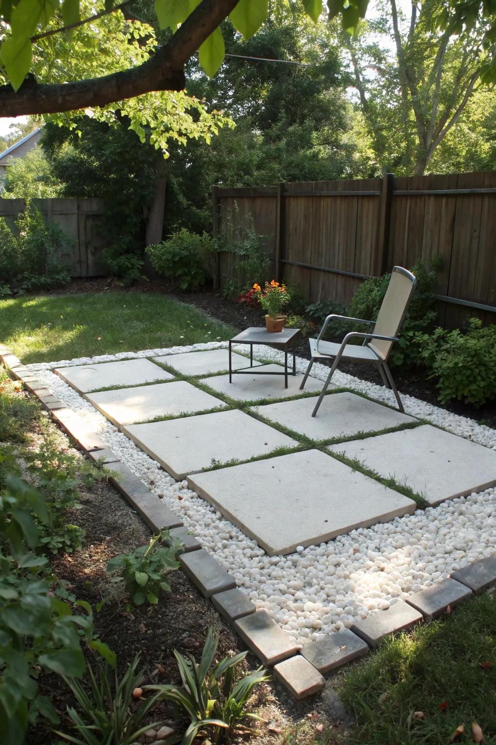 Alter your backyard into a fashionable retreat with a budget-conscious terrace upgrade. #TerraceTransformation