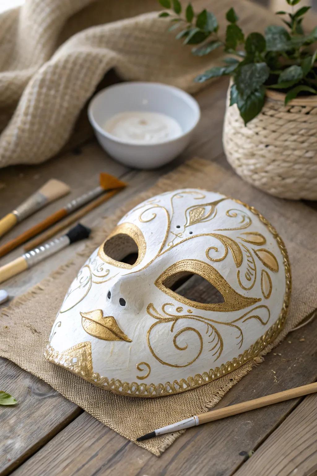 Craft your own magical moment with this DIY paper mache marvel, where simplicity meets elegance.