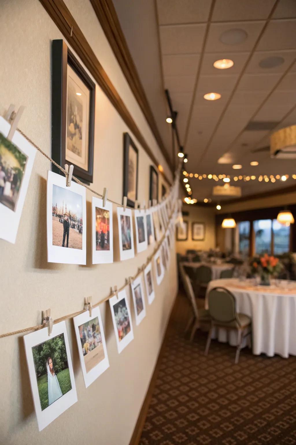 Personalize your area using DIY photo displays.
