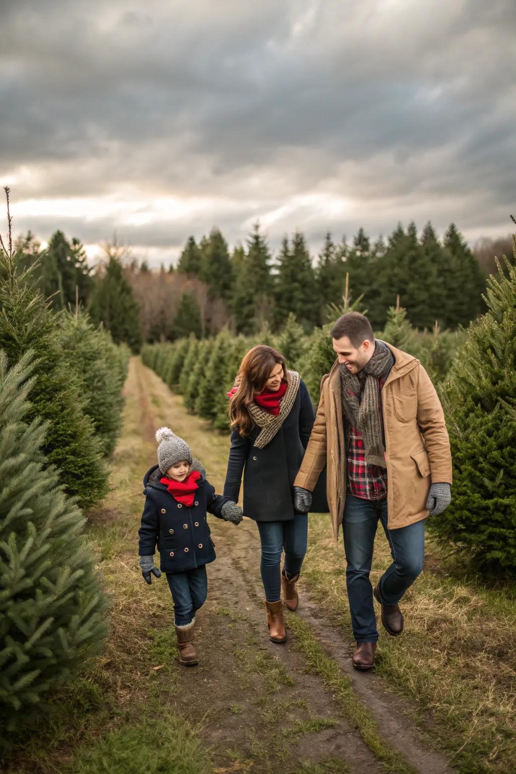 A treasured family ritual at the Christmas tree farm.