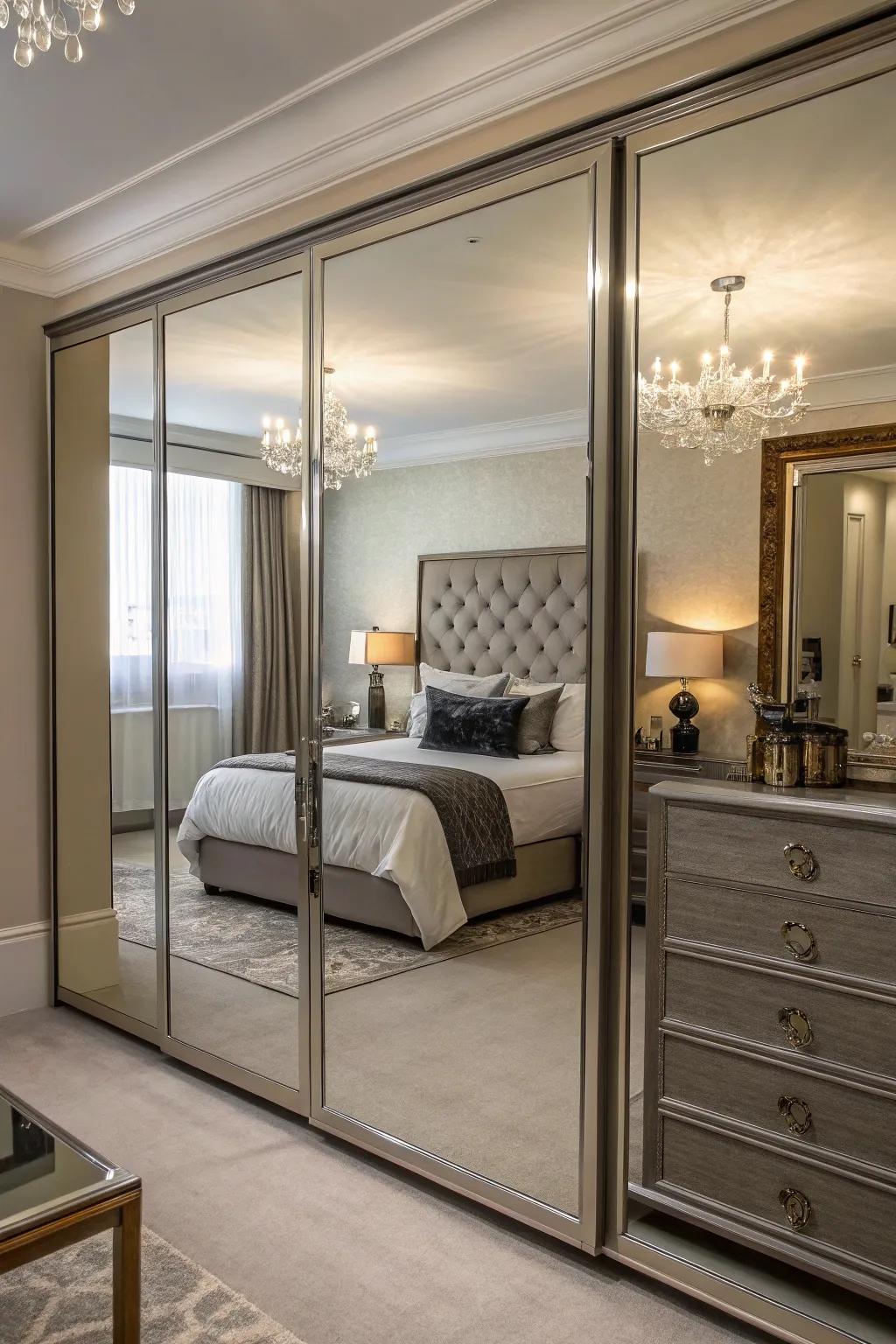 Reflective panels add both style and function to panels.