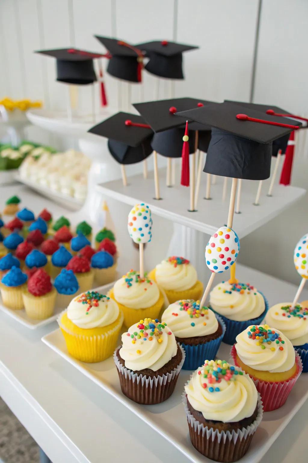 A themed confectionery station presenting delightful treats for the occasion.