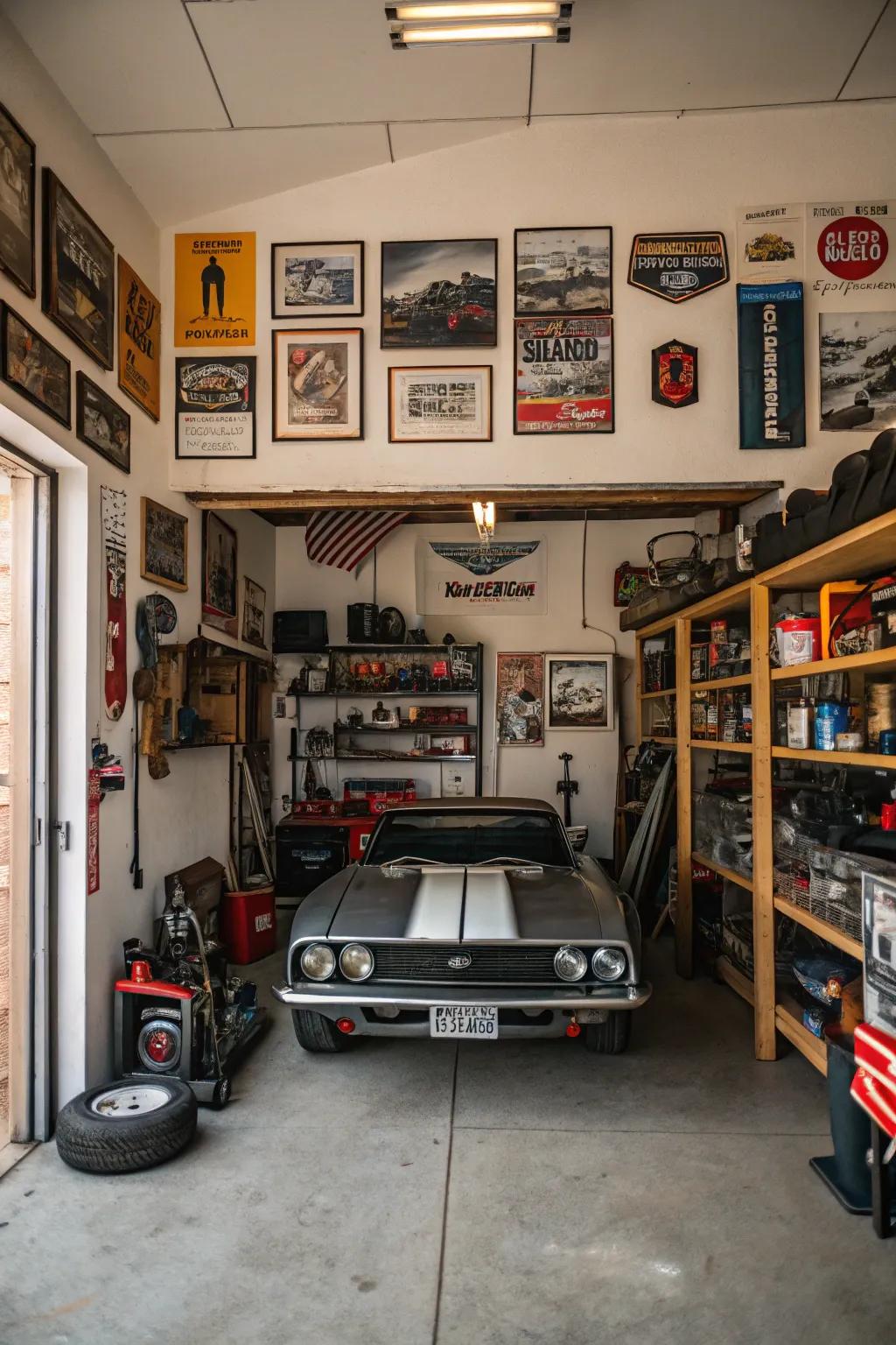 Customized designs incorporate character and uniqueness to your garage.