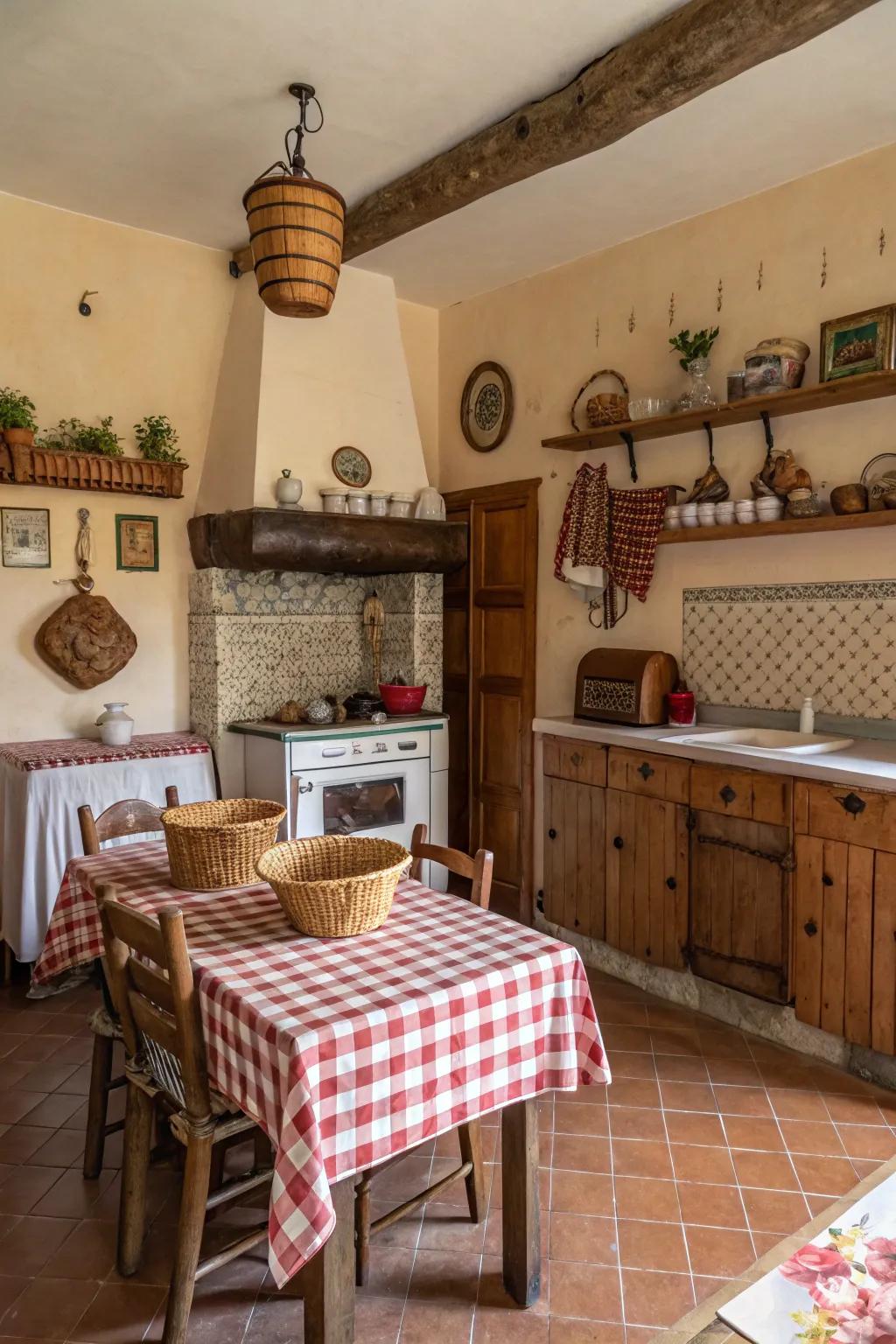 Natural tones fashion a warm and inviting atmosphere.