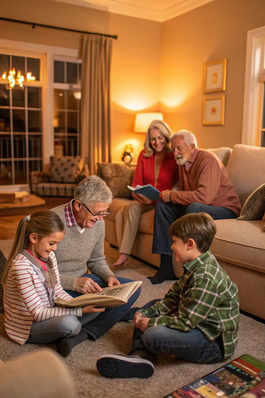 Generational images emphasize the abundant tapestry of family connections.