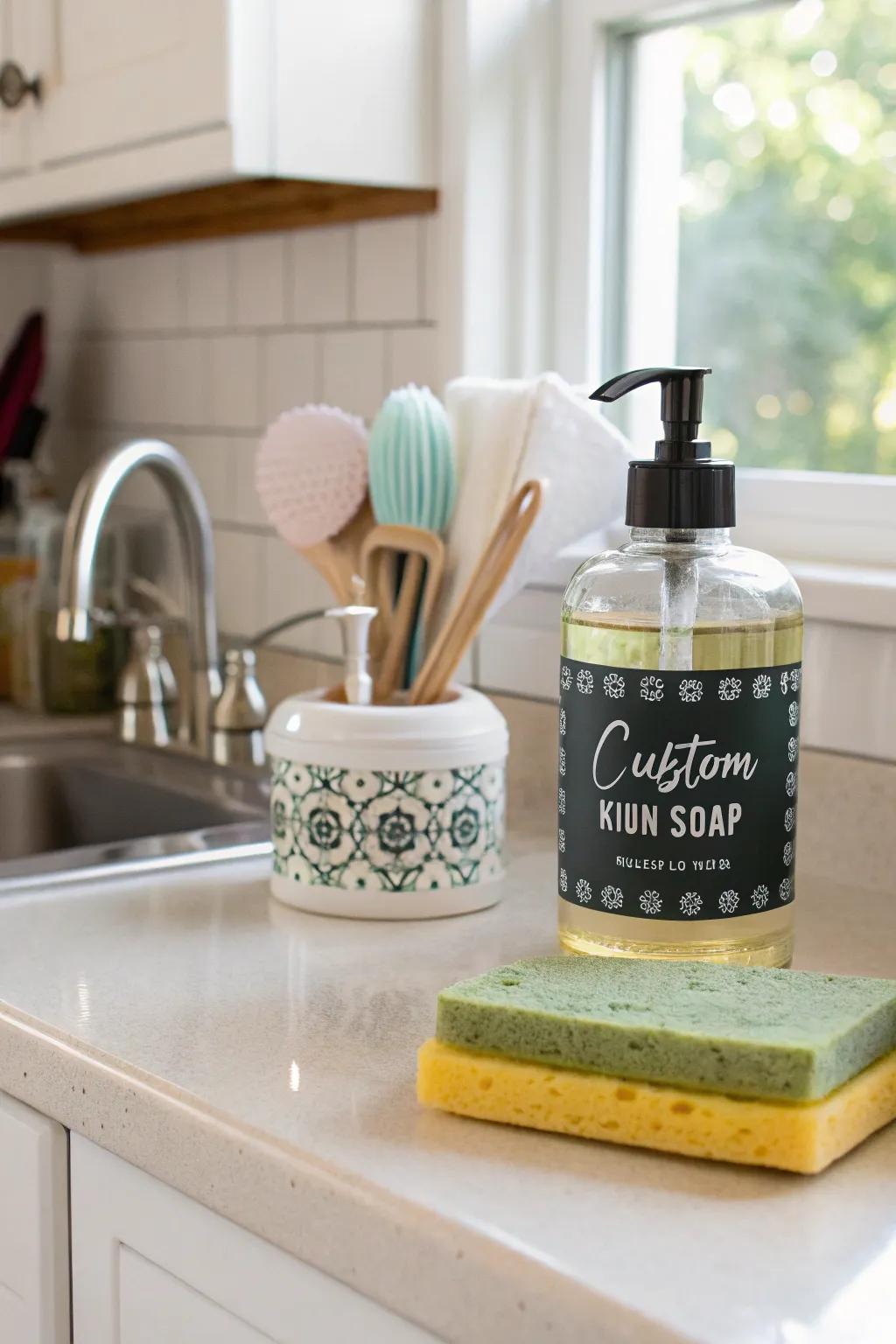 Custom tags bring an organized and fashionable detail.