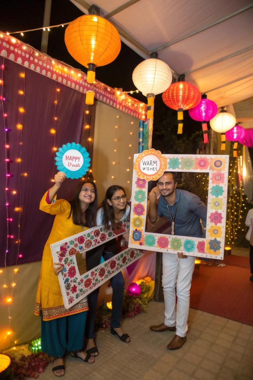 Do-it-yourself snapshot edges with celebratory greetings for personalized snapshots.