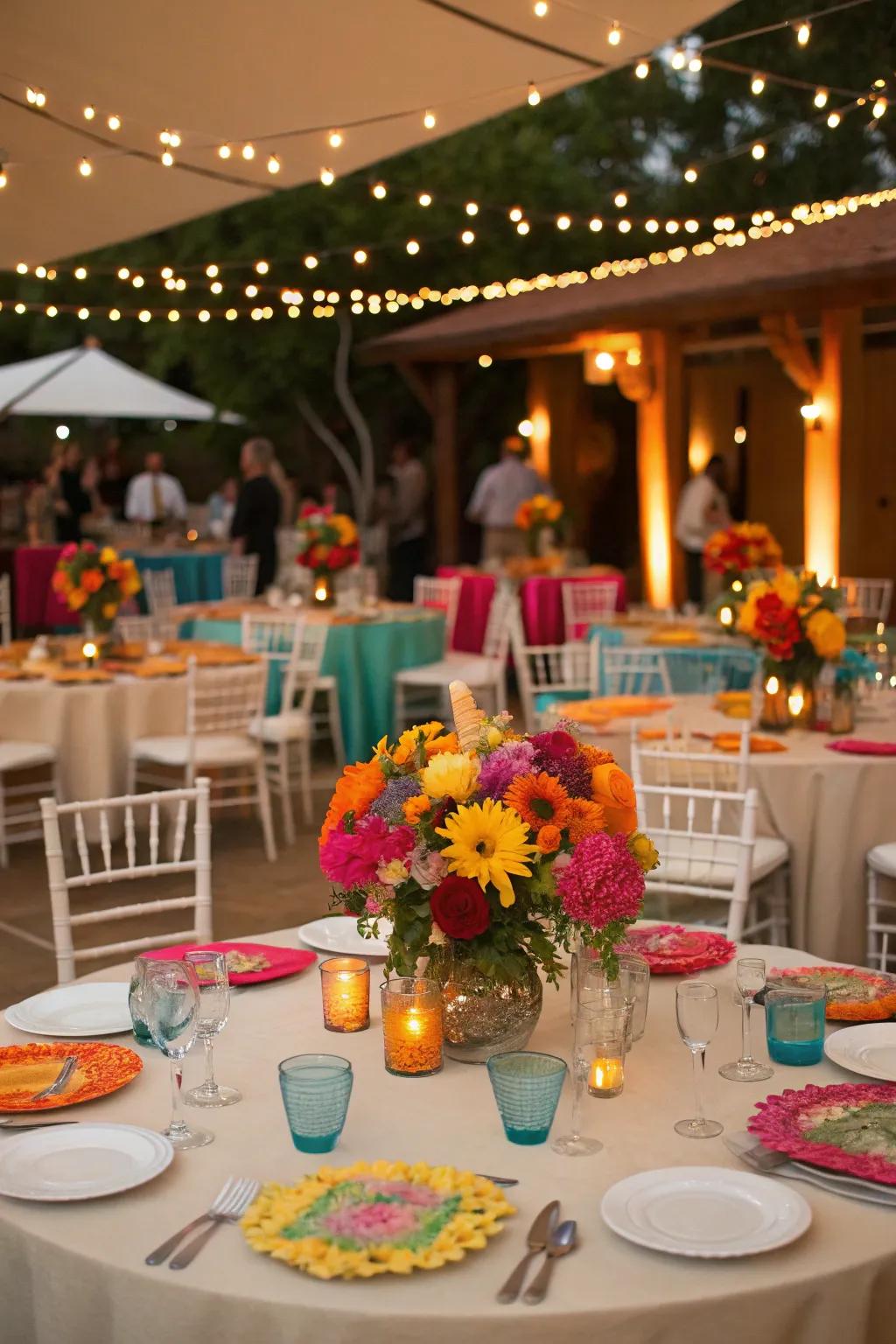 Vibrant hues to energize and commemorate.