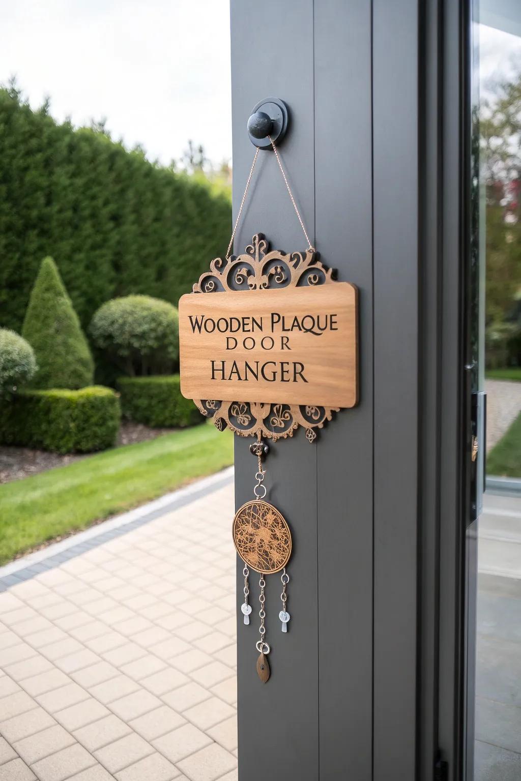 Individualize your entry with a bespoke moniker shield.