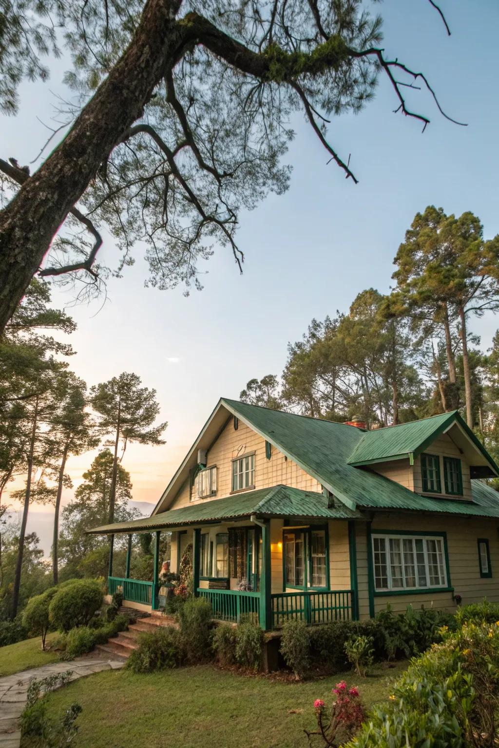 Earthy tones connect your home with its natural surroundings.