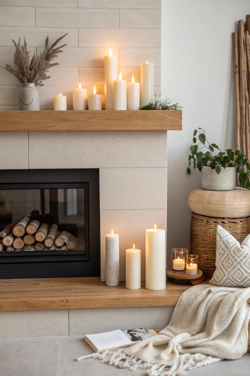 Embrace the loveliness of simplicity through a straightforward lamp layout.