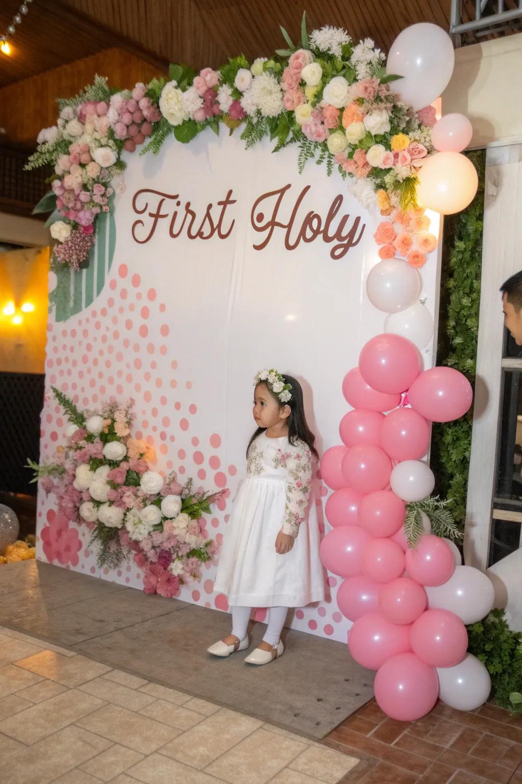 A bespoke backdrop avails the flawless snapshot prospect for an unforgettable day.