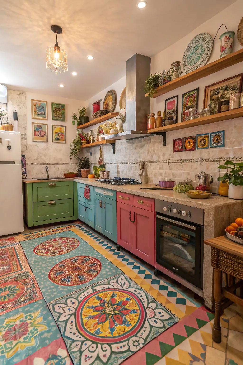 Transform settings through vibrant decorative tiles.