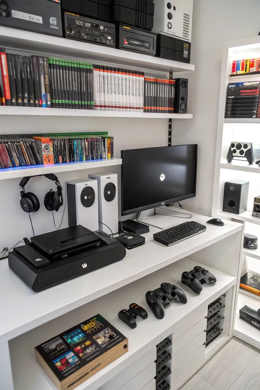 A tidy setup enhances your gaming experience.