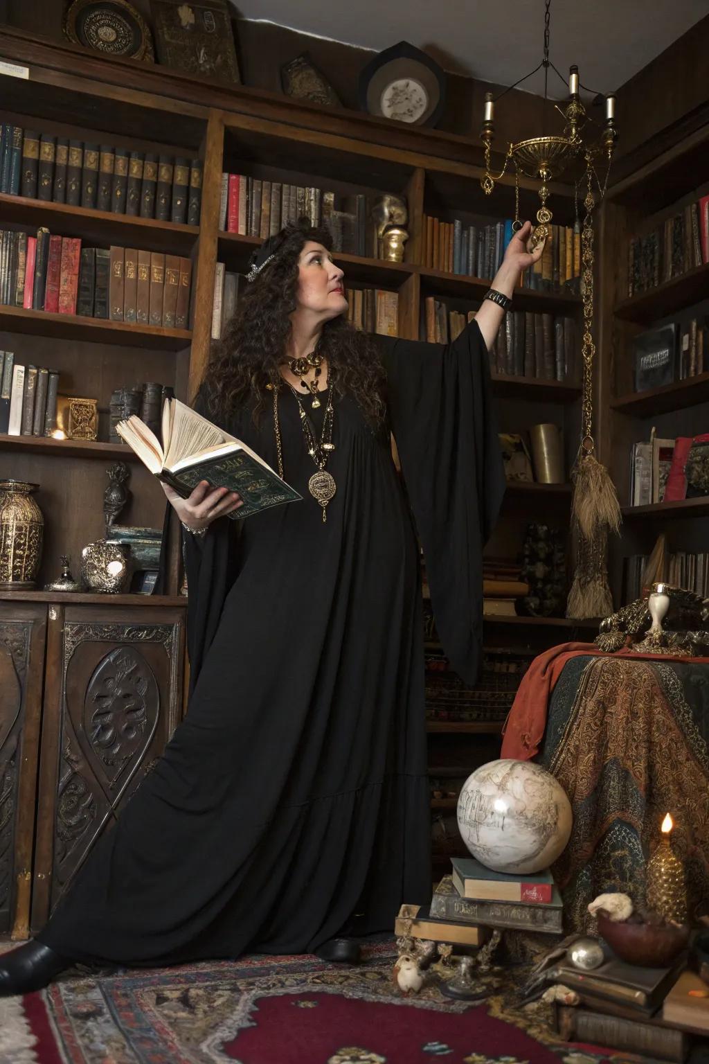 Conjure magic as a mystical sorceress.