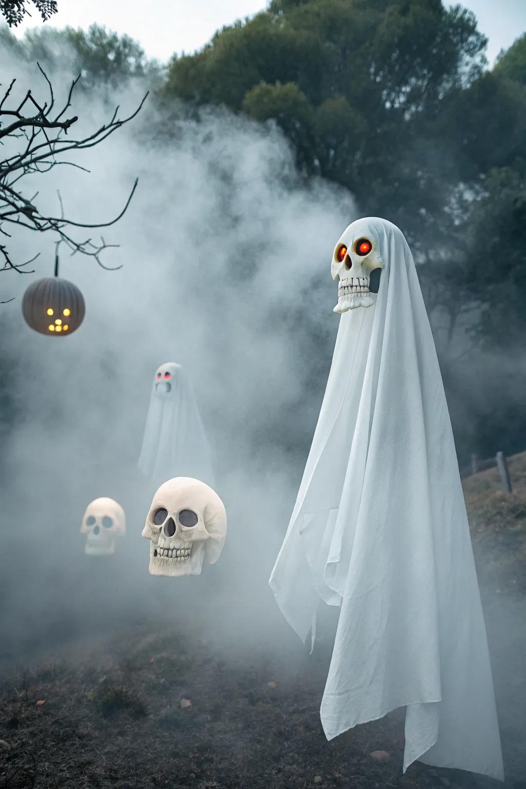 Specters and craniums poster for a classic Halloween scare.