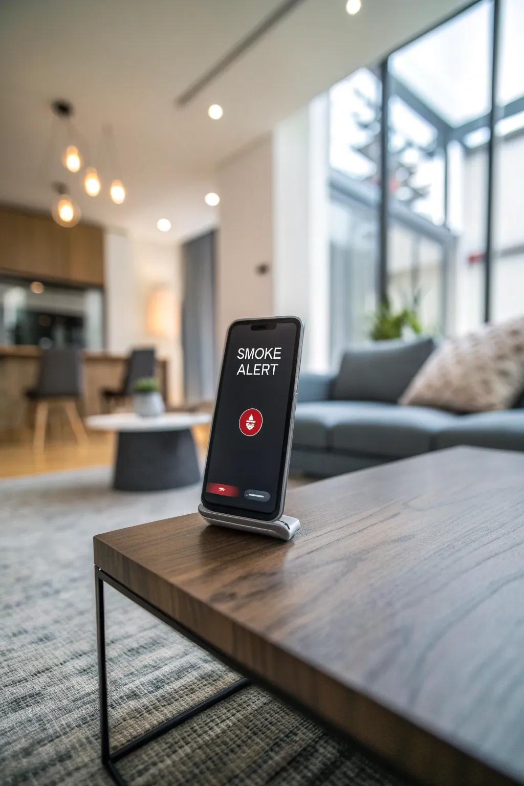 Stay alert and safe with real-time smoke alerts sent straight to your phone.