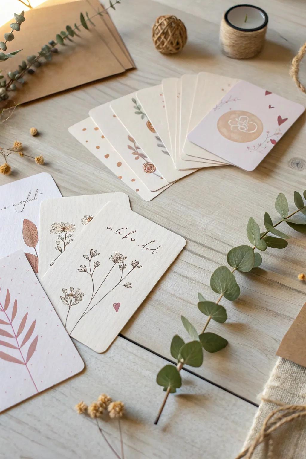 Craft memorable moments: Dive into the art of themed rendezvous cards for a unique gift idea.