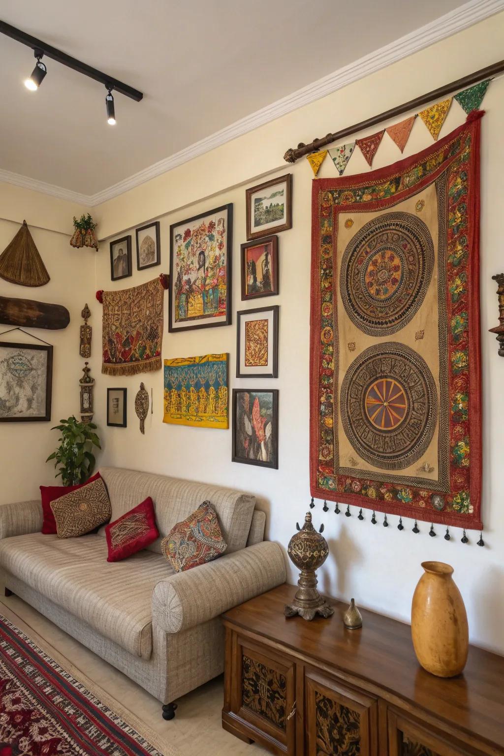 Personalize your area with heritage impressions and meaningful decorative features.