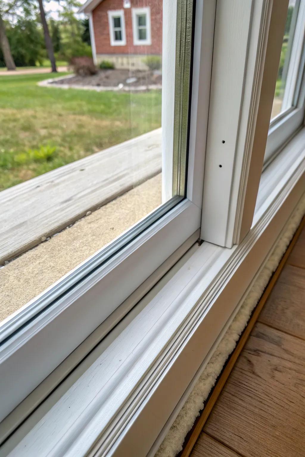 Weather seals provide a seamless solution to drafts.