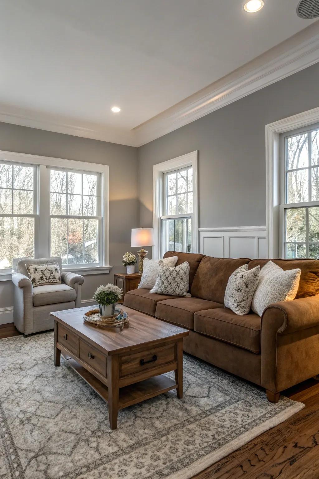 A calming and cohesive vibe created through neutral colors.